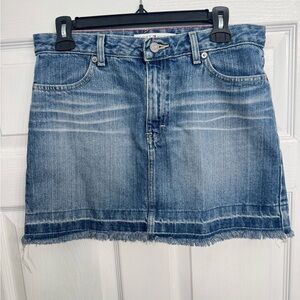 Y2K Tommy Hilfiger Blue Denim Mini Skirt